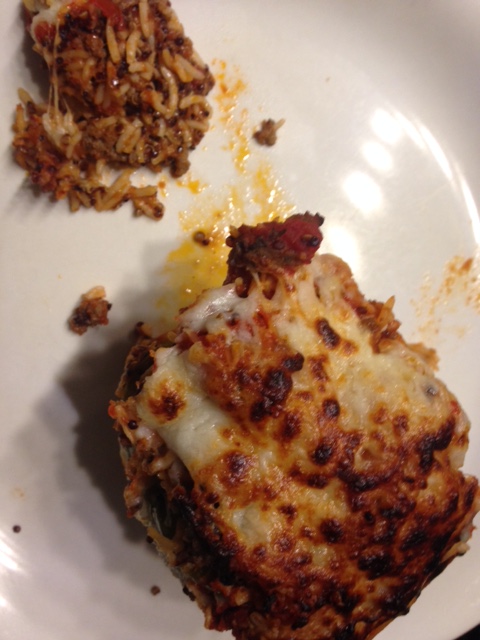 Stuffed green peppers