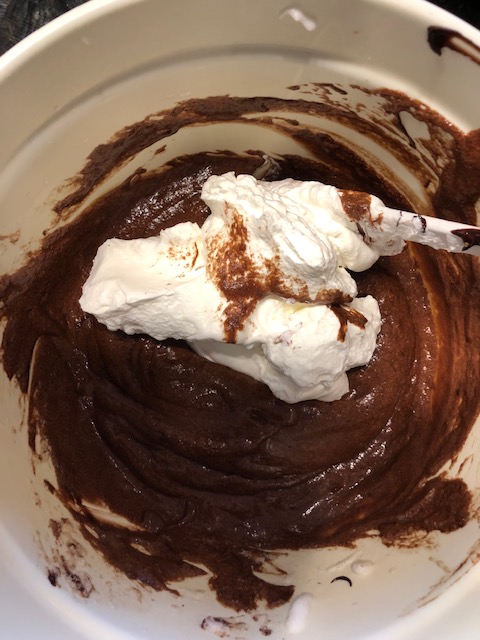chocolate amaretto mouse napoleon 6