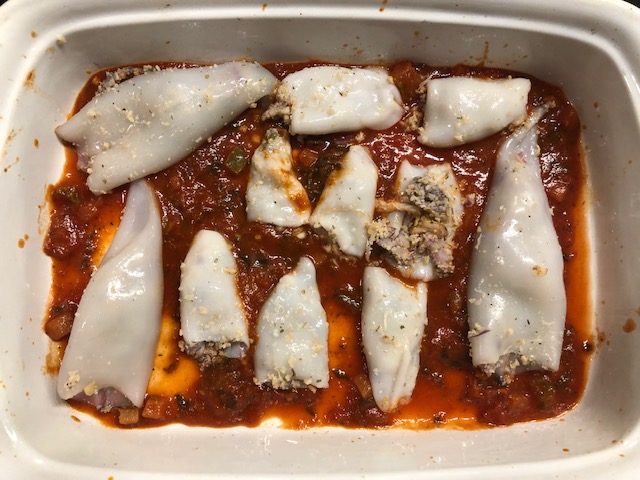 squid stuffed with crab 5