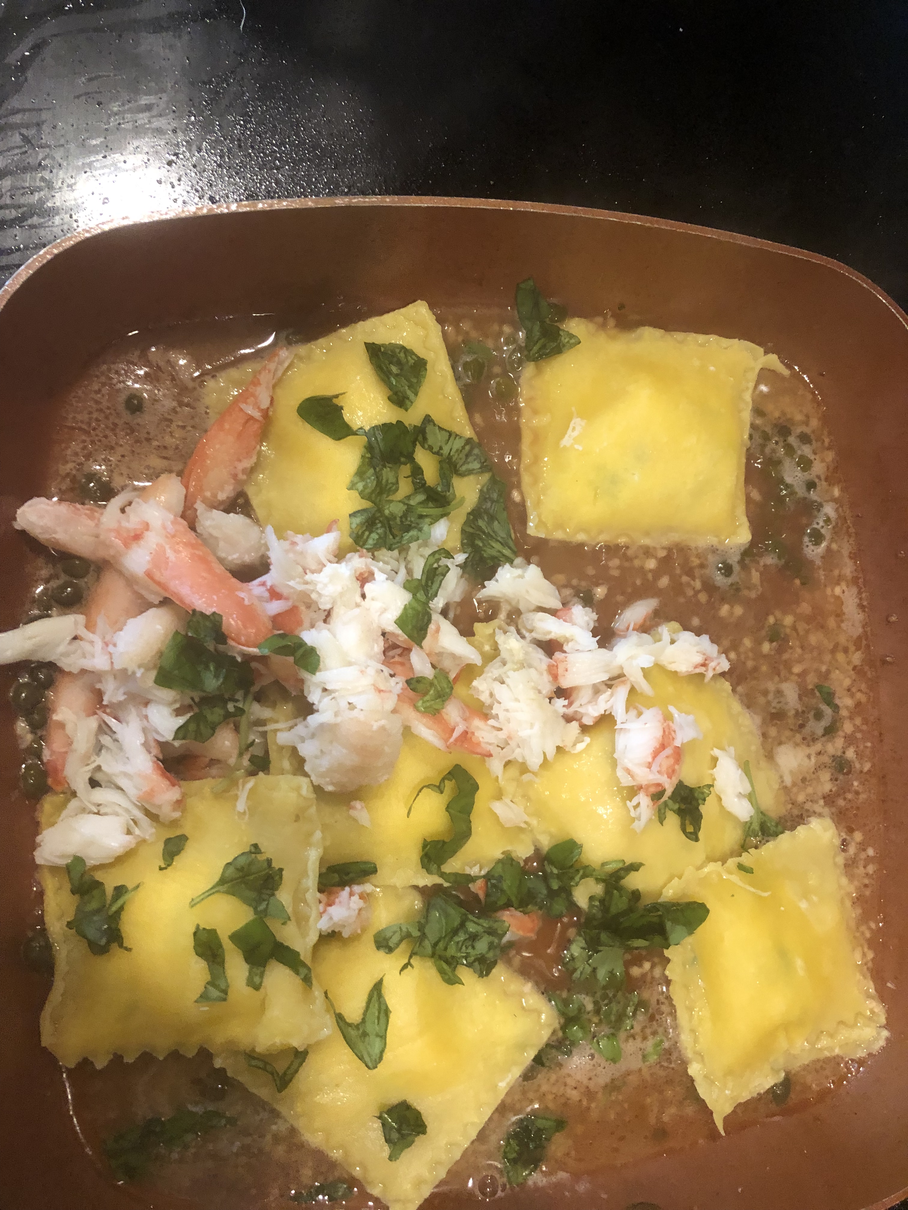 Crab stuffed ravioli – Dan's Food Blog